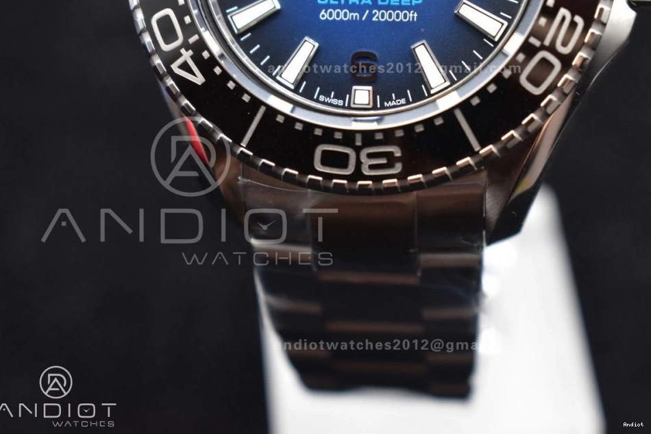 Blue SS Deep on Deep Best Clone SS SBF A8912 Super Ultra 1:1 Dial Edition Bracelet Seamaster 6000M 0901